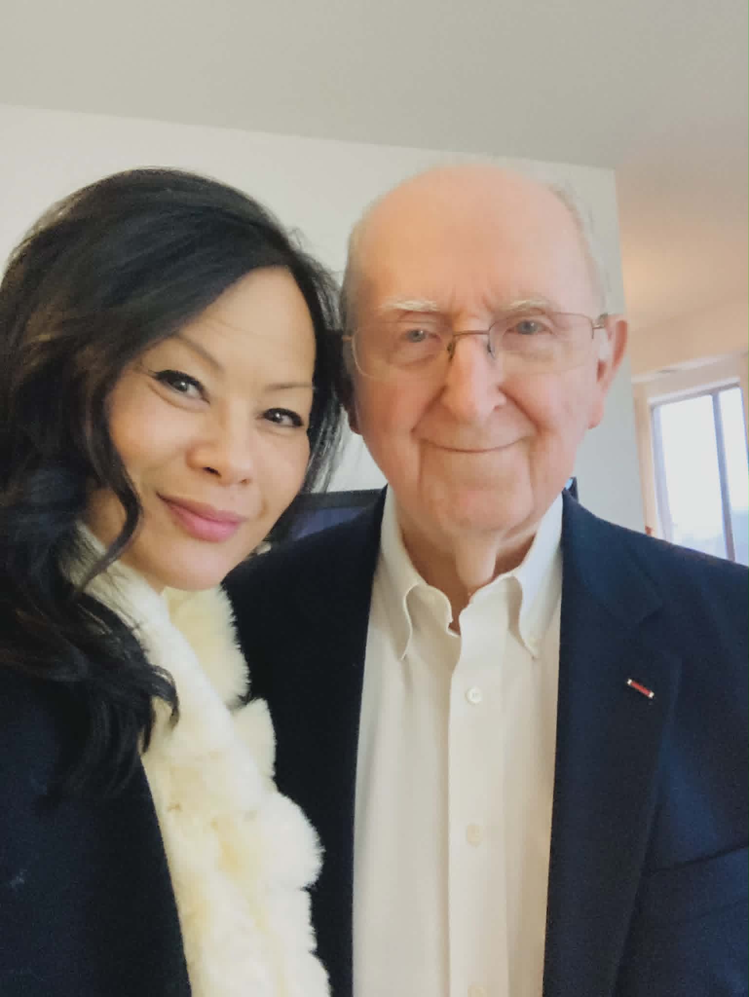Kim with USAF Col. (Ret.) Ray Beery